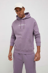 LEE LOGO LOOSE HOODIE WASHED PURPLE L83UTJTZ 112144596